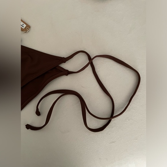 NWT Skims Two Piece Swimsuit Bikini Top & Bottom Cocoa Color Size 2X - Picture 12 of 12
